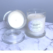 Load image into Gallery viewer, Orchid Vanilla Seasalt Medium Candle