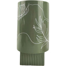 Load image into Gallery viewer, Green Leaf Vase