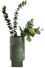 Load image into Gallery viewer, Green Leaf Vase

