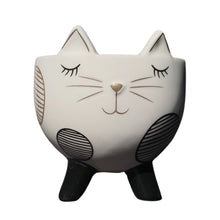 Load image into Gallery viewer, Spotted Cat Planter Pot
