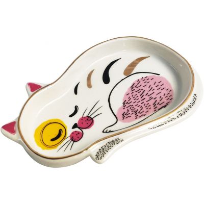 Sleepy Cat Trinket Dish